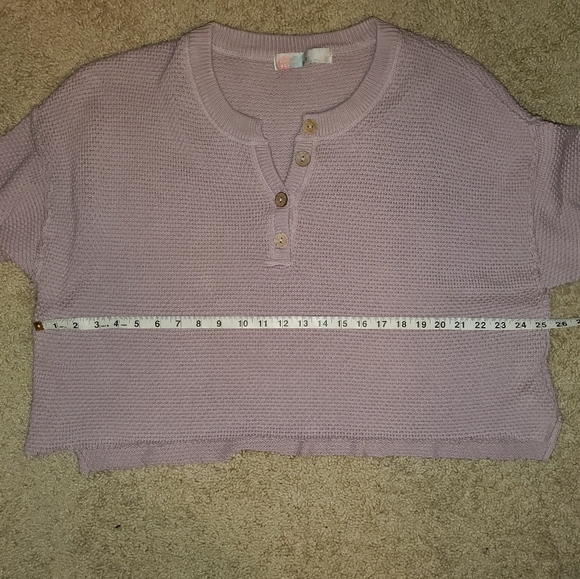 Free People Beach Cotton Pullover Relaxed Hailee Sweater - Picture 6 of 8